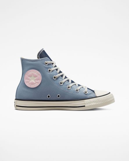 Tenis Converse Chuck Taylor All Star Denim Cano Alto Feminino Azul Marinho | PT S05T8P1